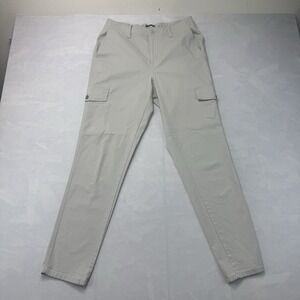 Lands' End Khaki Cargo Pants Womens Size 6 Outdoor Hiking Utility